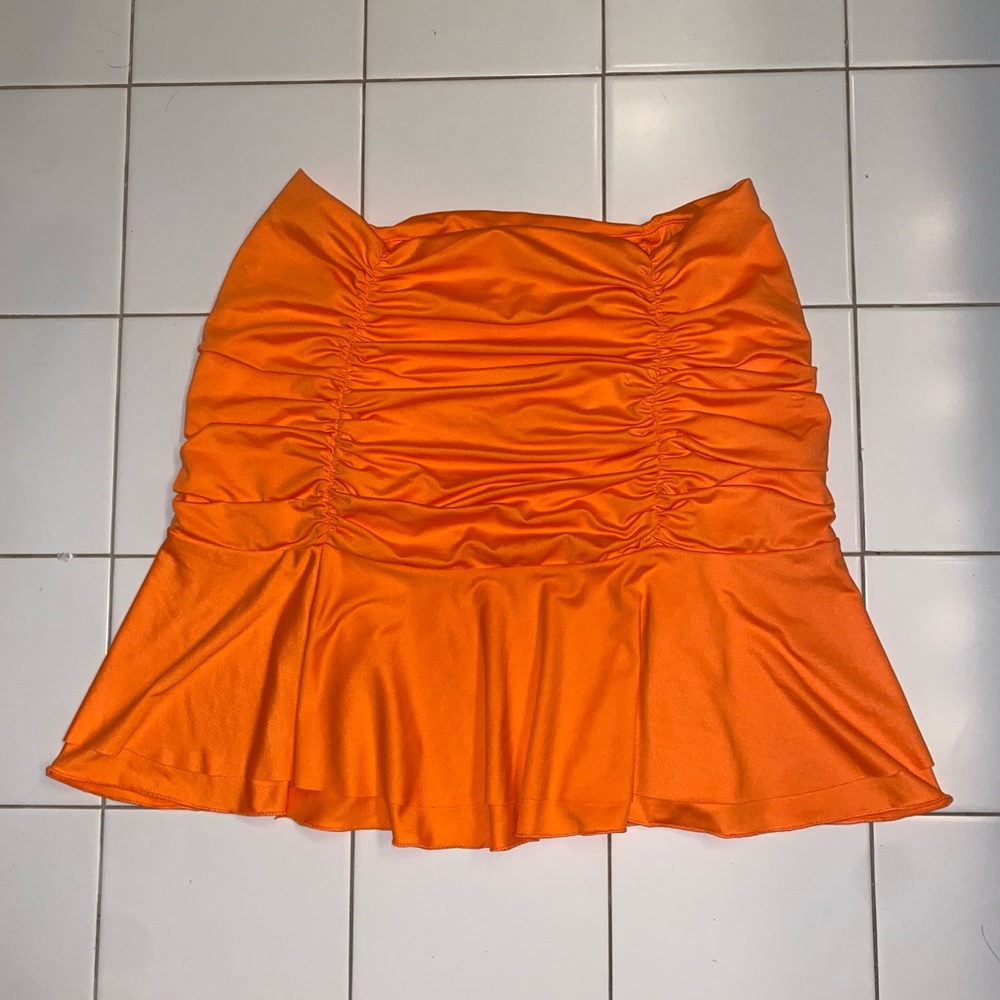 Orange skirt